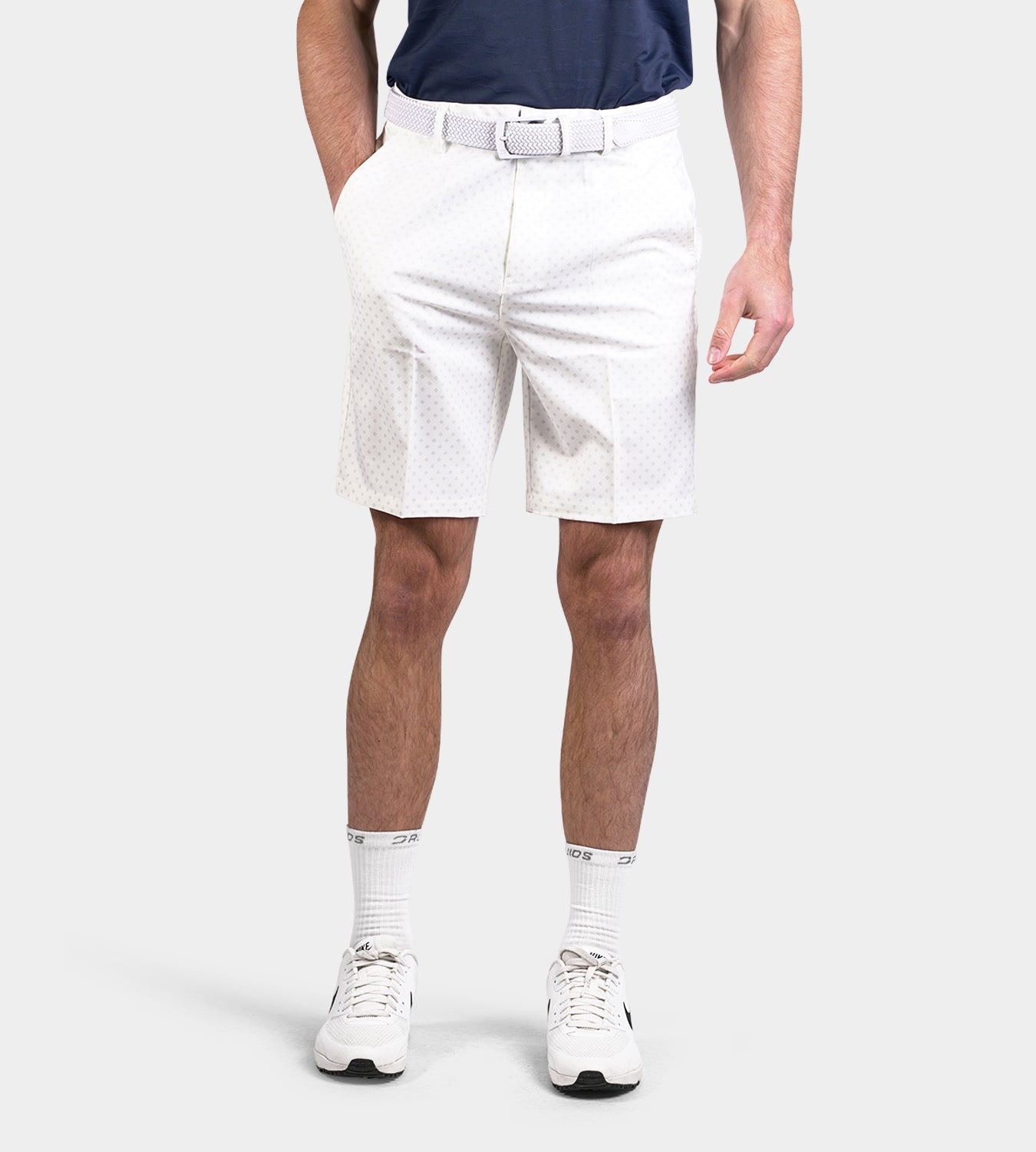 CLIMA DIAMOND SHORTS - WHITE