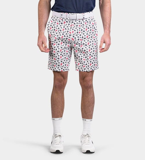 CLIMA GRUNGE SKULLZ SHORTS - WHITE