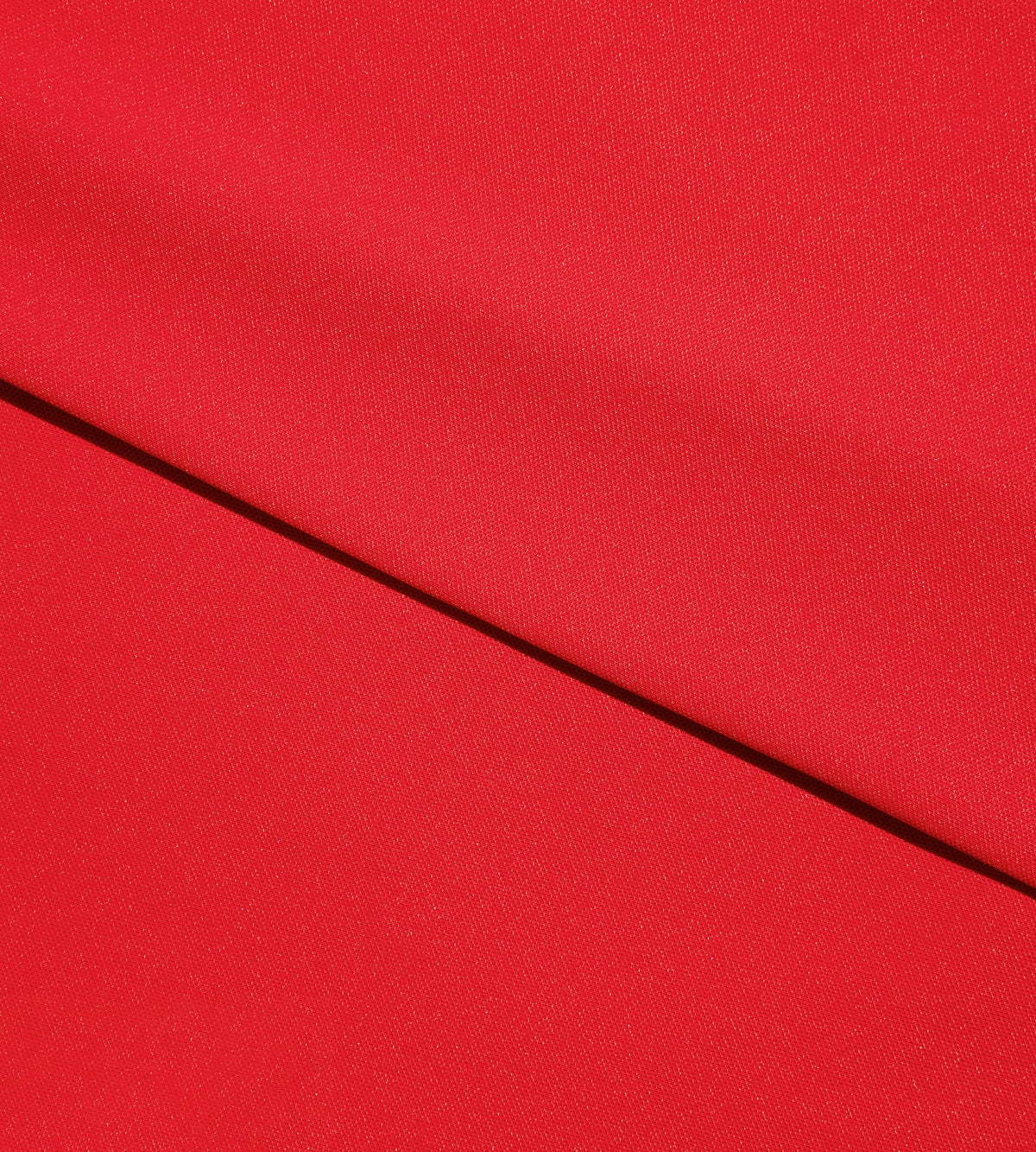 BLOCK PIQUE LONG SLEEVE POLO -  RED/BLACK