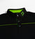 BLOCK PIQUE POLO - BLACK