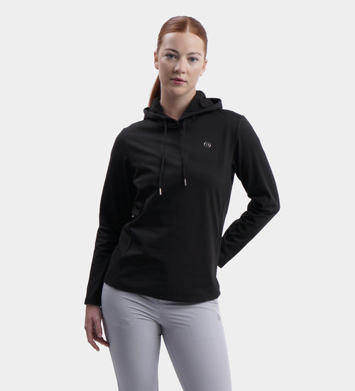 LADIES HESSIE HOODIE - BLACK