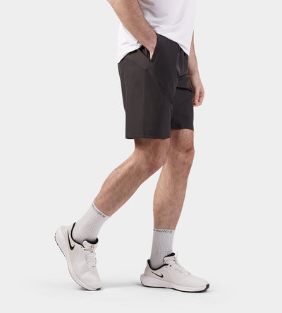 LUXE GOLF SHORTS - CHARCOAL