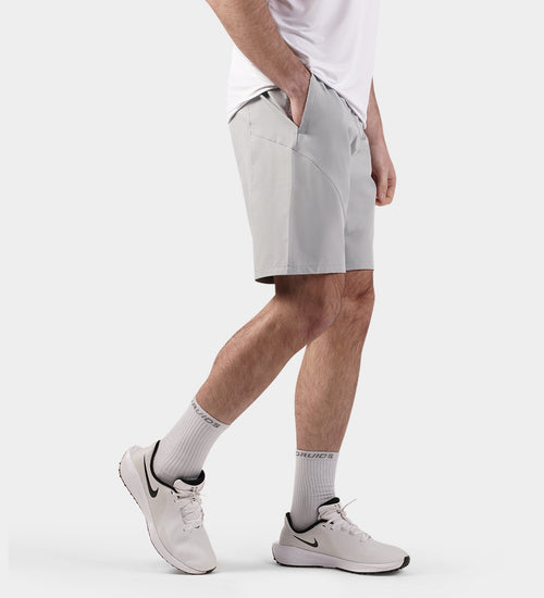 LUXE GOLF SHORTS - GREY