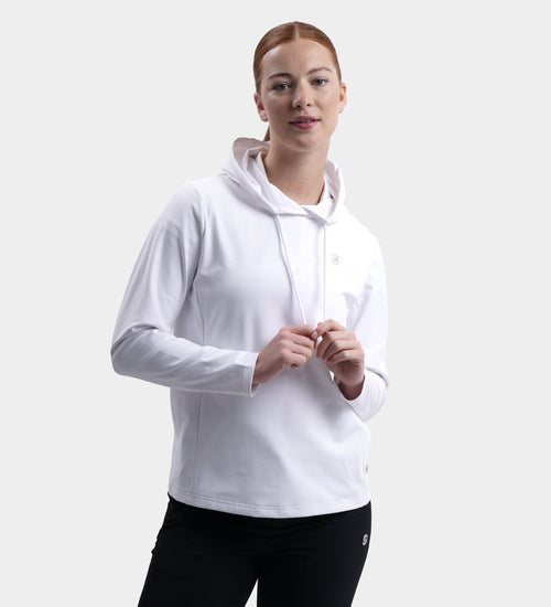 LADIES HESSIE HOODIE - WHITE