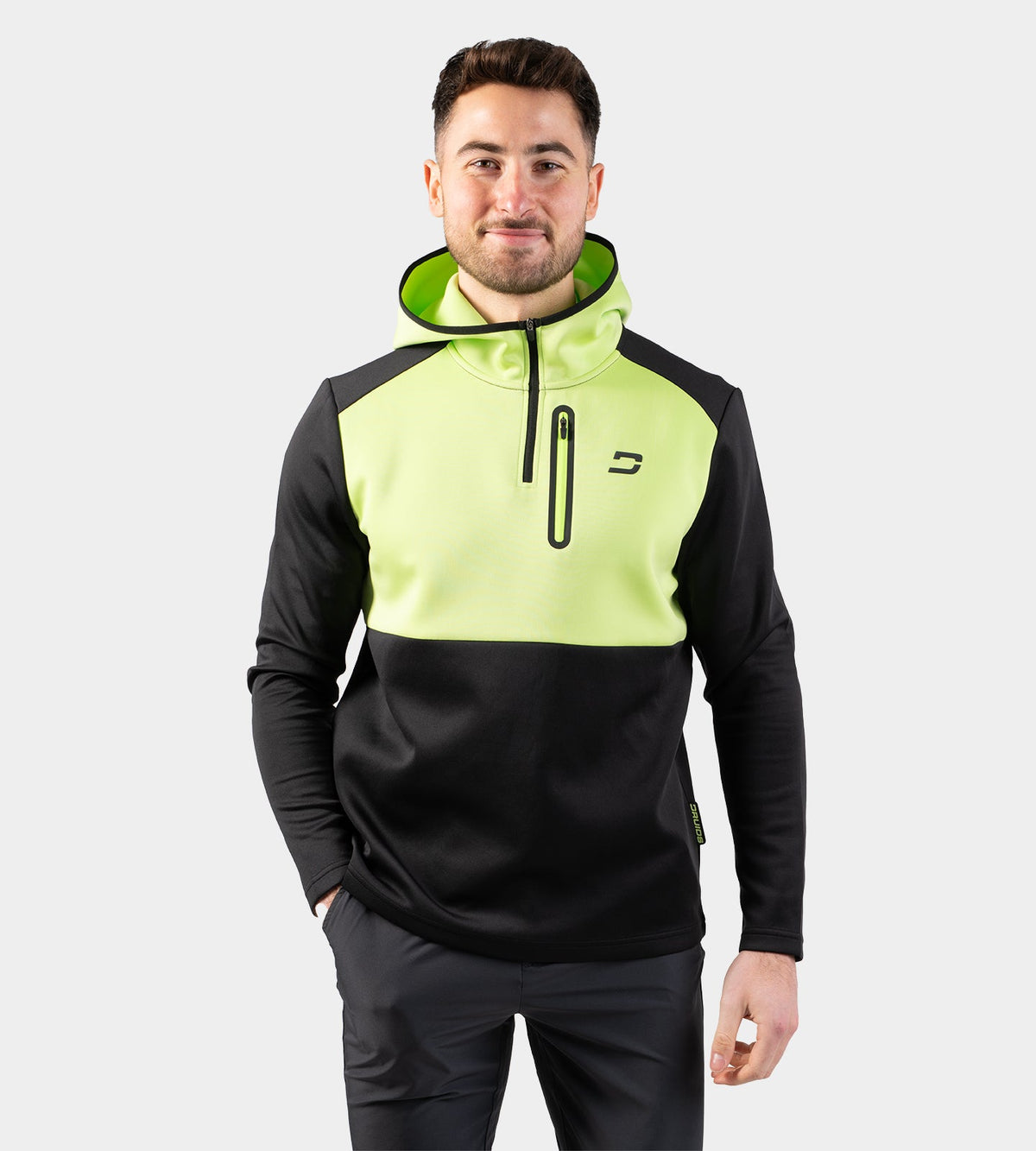 SCRAMBLE HOODIE - LIME