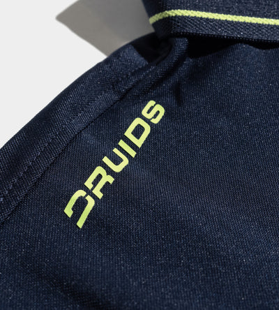 LEADER LONG SLEEVE POLO - NAVY/LIME