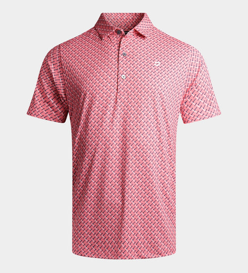 GOLF TEE POLO - CORAL