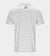 GRADIENT STRIPE POLO - WHITE