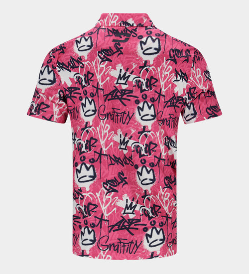 GRAFFITI POLO - PINK