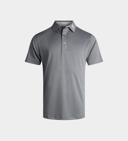 KIDS HONEYCOMB POLO - GREY
