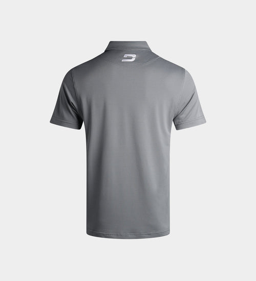 KIDS HONEYCOMB POLO - GREY