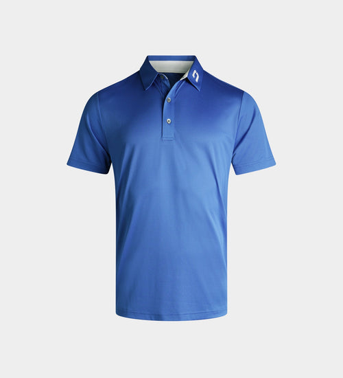 KIDS HONEYCOMB POLO - BLUE