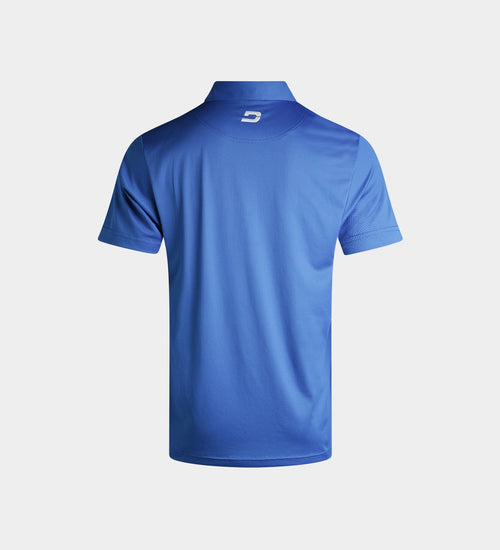KIDS HONEYCOMB POLO - BLUE