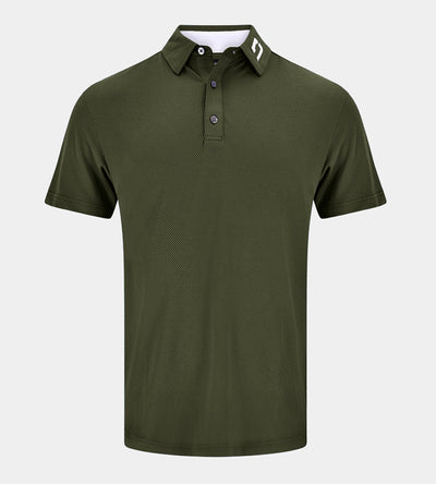 HONEYCOMB POLO - KHAKI