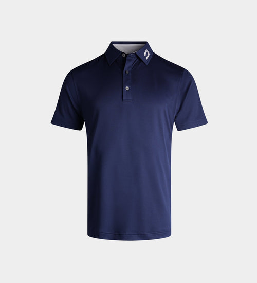 KIDS HONEYCOMB POLO - NAVY