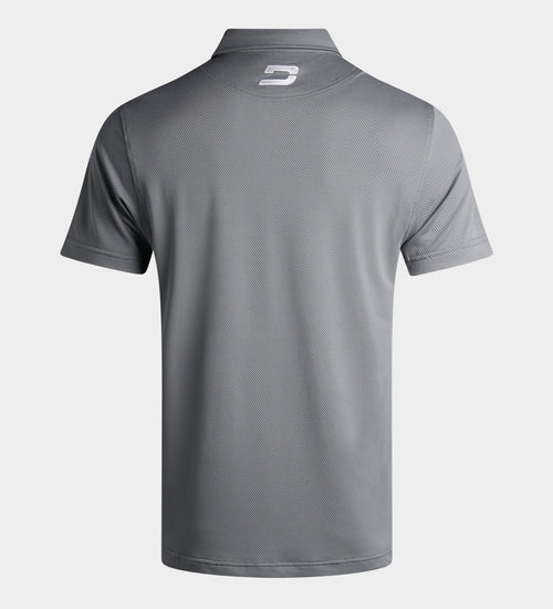 HONEYCOMB POLO - GREY