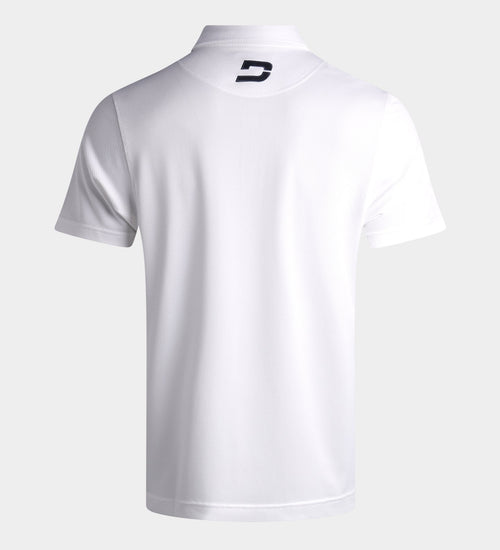 HONEYCOMB POLO - WHITE