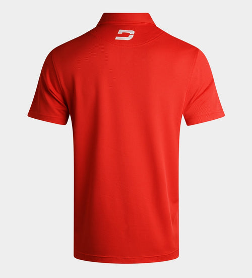 HONEYCOMB POLO - RED