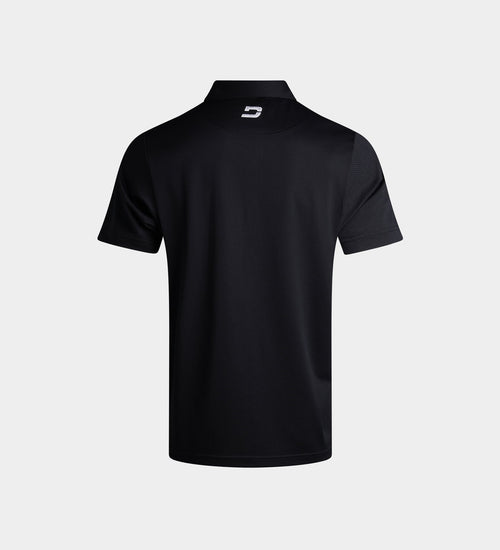 KIDS HONEYCOMB POLO - BLACK