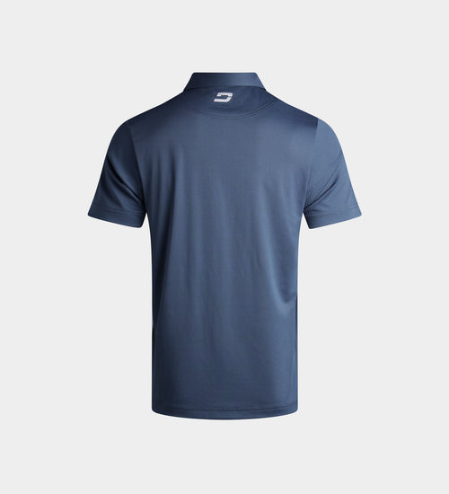KIDS HONEYCOMB POLO - OCEAN