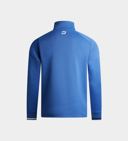 KIDS HALF N HALF MIDLAYER - BLUE