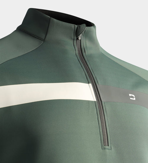 HALF N HALF MIDLAYER - SAGE