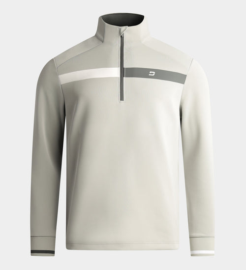 HALF N HALF MIDLAYER - GREY