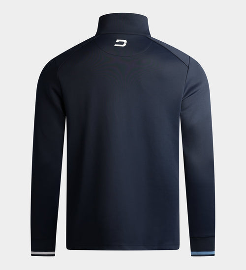 HALF N HALF MIDLAYER - NAVY