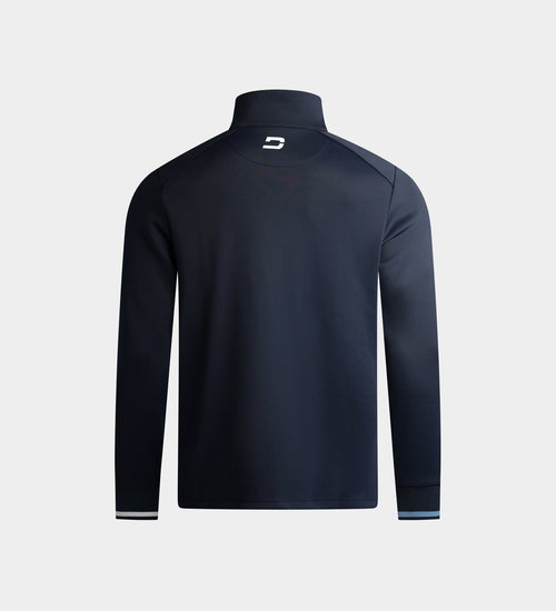 KIDS HALF N HALF MIDLAYER - NAVY