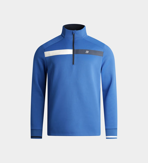 KIDS HALF N HALF MIDLAYER - BLUE