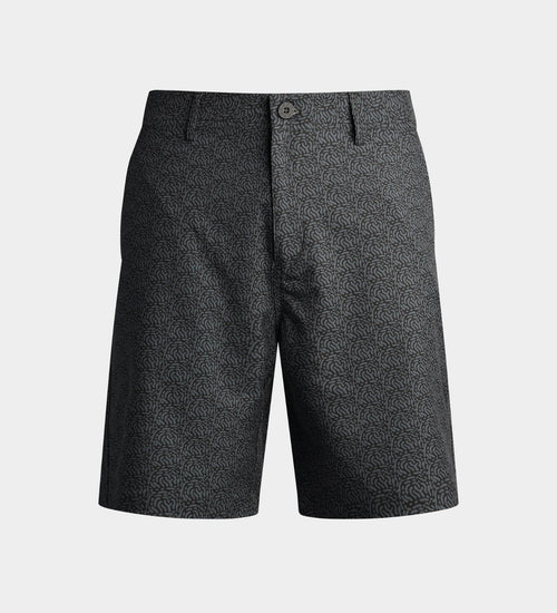 HERITAGE ABSTRACT SHORTS - BLACK