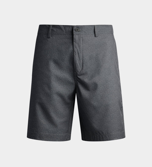 HERITAGE ABSTRACT SHORTS - CHARCOAL