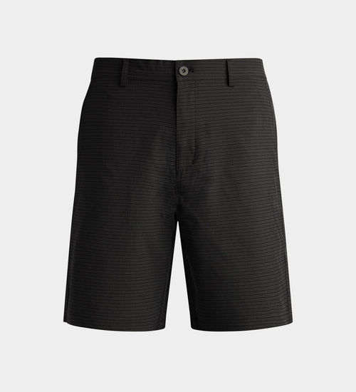 HERITAGE STRIPE SHORTS - BLACK
