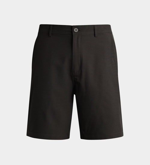 HERITAGE STRIPE SHORTS - CHARCOAL