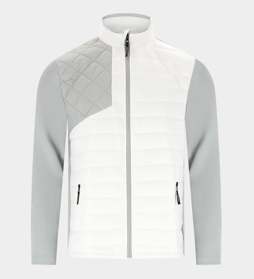 CADDY CLOUD JACKET - WHITE / GREY