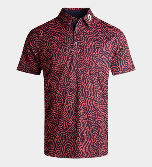 JUMBLE POLO - CORAL