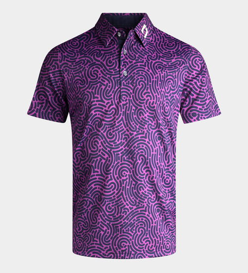 JUMBLE POLO - PURPLE