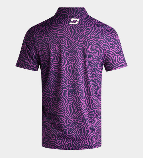 JUMBLE POLO - PURPLE