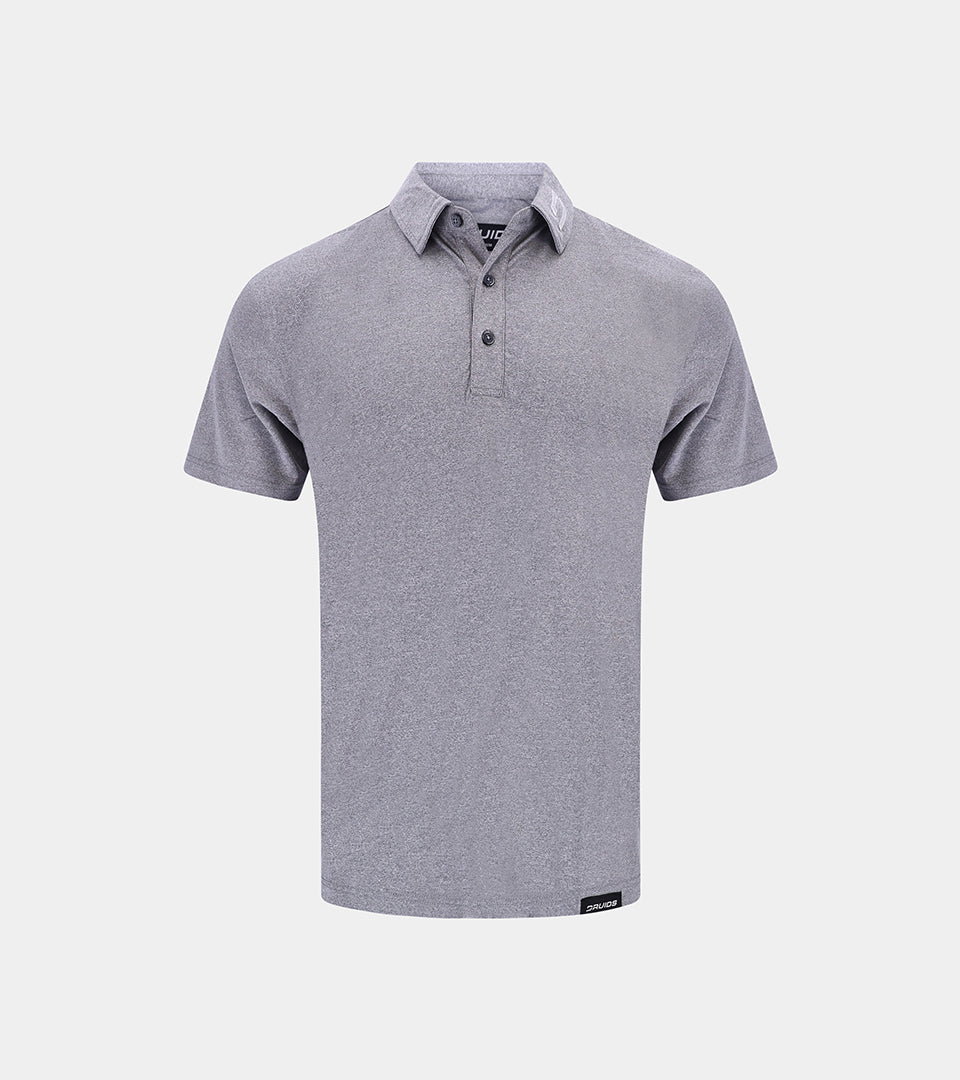KIDS PERFORMANCE POLO GREY - DRUIDS