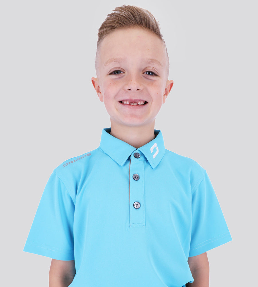 KIDS TOUR POLO SOFT TURQUOISE