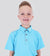 KIDS TOUR POLO SOFT TURQUOISE