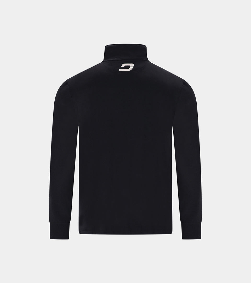 KIDS ULTRA BLEND 1/4 ZIP BLACK - DRUIDS