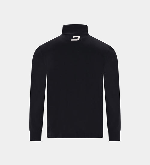 KIDS ULTRA BLEND 1/4 ZIP - BLACK