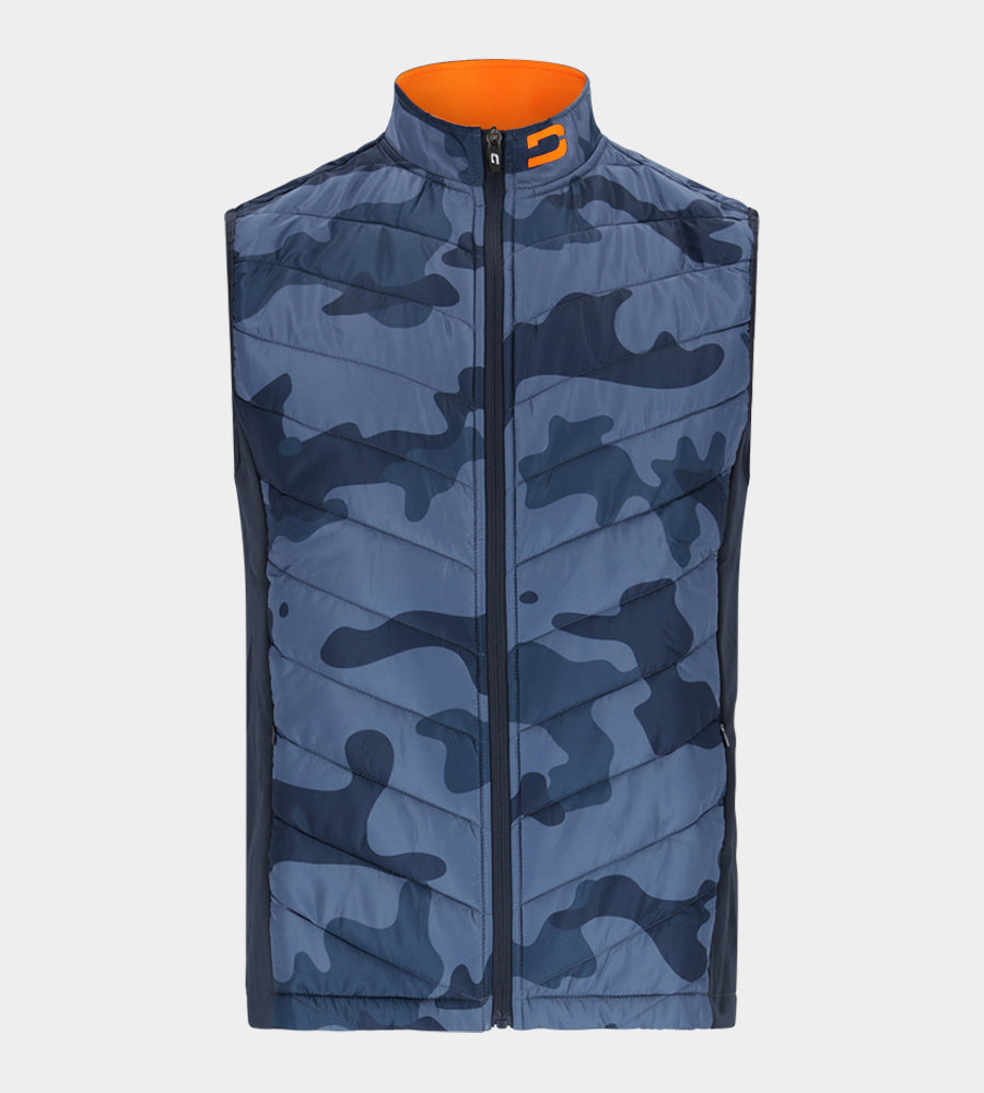 KYTE CAMO GILET - NAVY