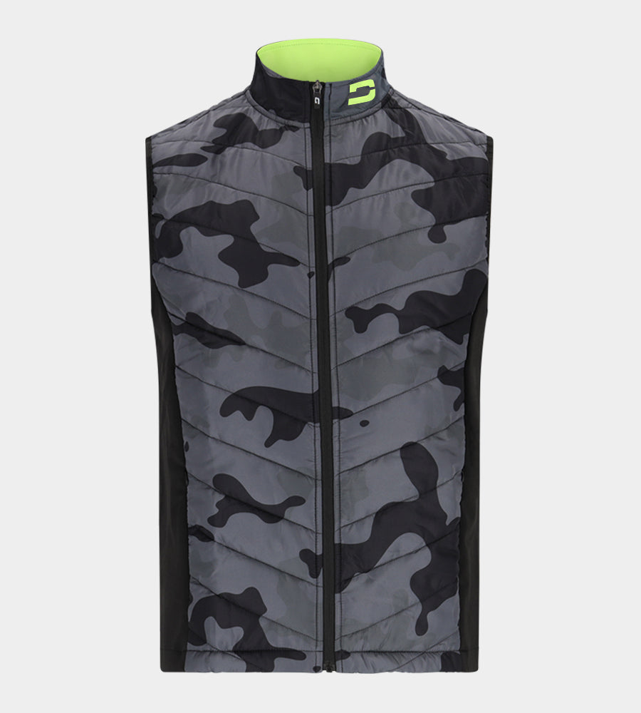 KYTE CAMO GILET - BLACK