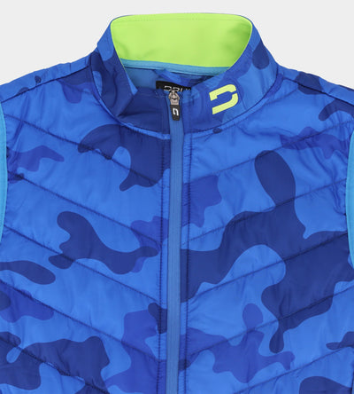 KYTE CAMO GILET - BLUE