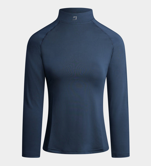 LADIES CREW BASELAYER - NAVY