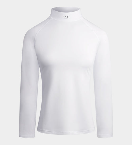 LADIES CREW BASELAYER - WHITE