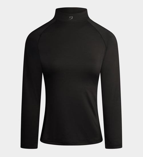 LADIES CREW BASELAYER - BLACK
