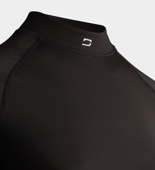 LADIES CREW BASELAYER - BLACK